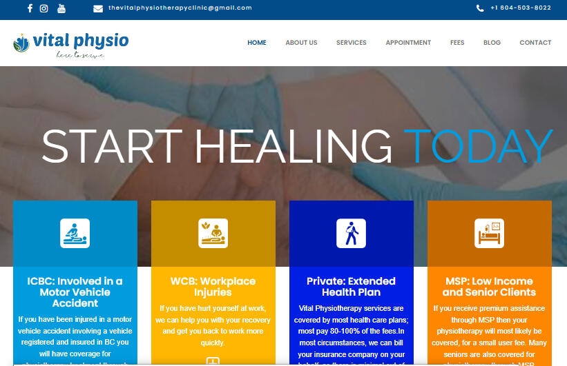 Vital Physio Project Vital Physio Project
